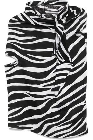 JUNYA WATANABE 2015 Bluse mit Zebra-Print
