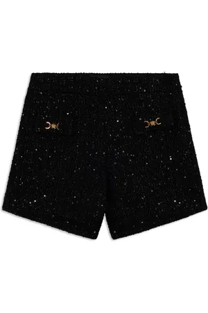 VERSACE Tweed-Shorts mit Pailletten