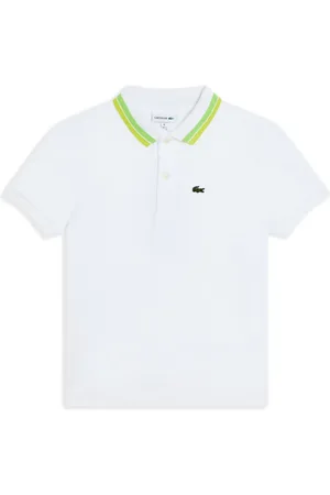 Lacoste Poloshirt mit gestreiftem Kragen