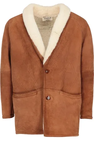 A.N.G.E.L.O. Vintage Cult 1980s Mantel aus Leder