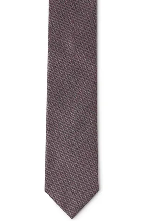 Ermenegildo Zegna Geometrisch gemusterte Krawatte
