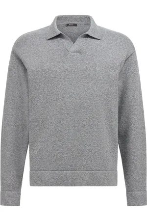 Boggi Milano Gestricktes Poloshirt