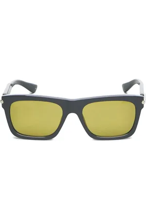 Alexander McQueen Sonnenbrille mit eckigem Gestell