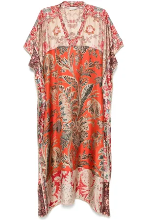 PIERRE-LOUIS MASCIA Aloe Seidenkleid