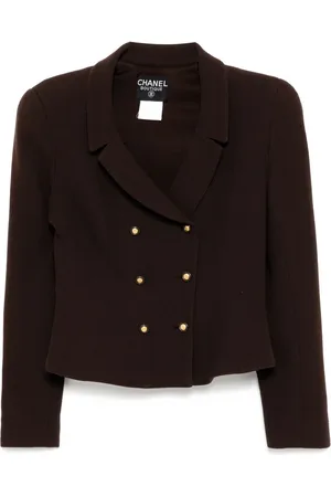 CHANEL 1996 doppelreihige Jacke