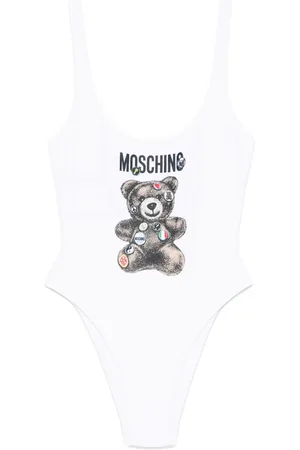 Moschino Badeanzug mit Teddy-Print