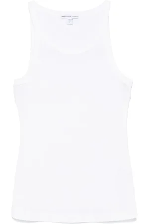 James Perse Geripptes Tanktop
