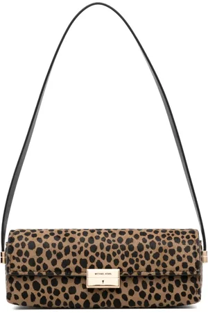 Michael Kors Schultertasche mit Leoparden-Print