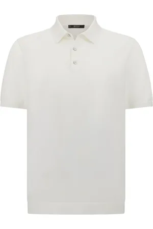 Boggi Milano Gestricktes Poloshirt