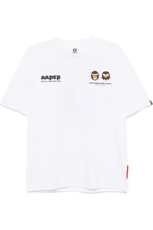 A Bathing Ape T-Shirt mit Logo-Print