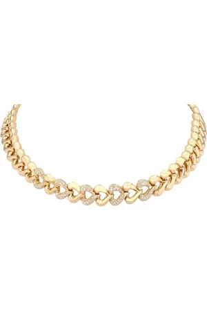 Van cleef Gelbgoldhalskette mit Diamanten