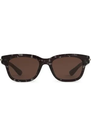 Alexander McQueen Sonnenbrille mit eckigem Gestell