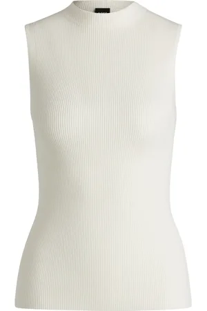HUGO BOSS Geripptes Top