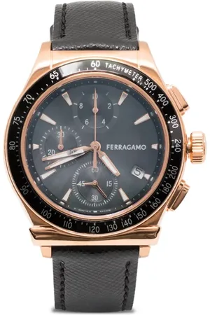 Salvatore Ferragamo Armbanduhr aus Leder