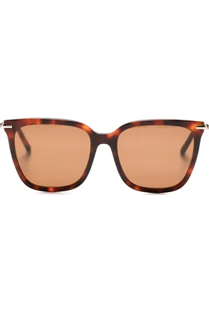 Salvatore Ferragamo Sonnenbrille mit eckigem Gestell
