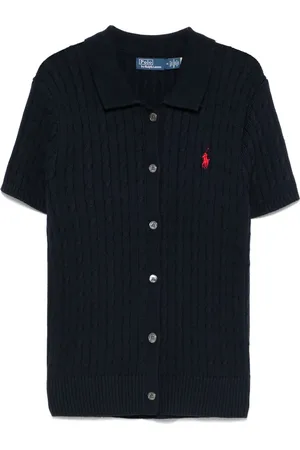 Ralph Lauren Poloshirt mit Zopfmuster