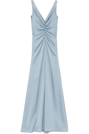 Amsale Gehämmertes Kleid mit Raffungen