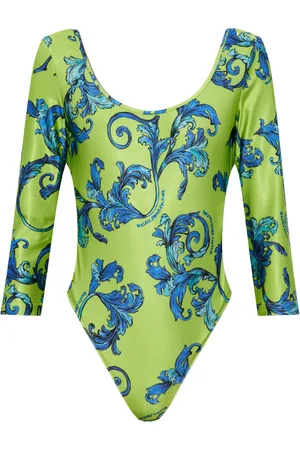 VERSACE Body aus Seide mit Barocco-Print