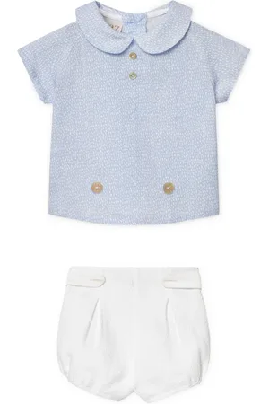 PAZ RODRIGUEZ Set aus Poloshirt und Shorts mit Print