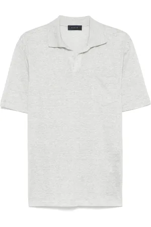 Sease T-Shirt mit Schlitz am Ausschnitt