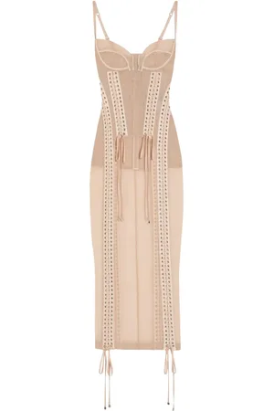 Dolce & Gabbana Midikleid mit Bustier-Oberteil