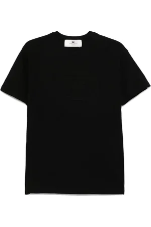 Elisabetta Franchi T-Shirt mit Logo-Prägung