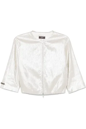 PESERICO SIGN Jacke im Metallic-Look
