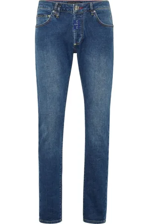 Philipp Plein Jeans mit Logo-Schild