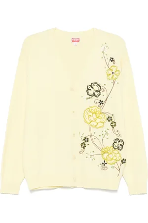 Kenzo Verzierter Peonies Cardigan