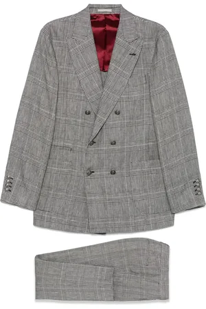 Brunello Cucinelli Anzug mit Prince of Wales-Karo