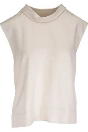 Totême Bluse mit rundem Ausschnitt