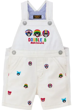 Miki House Shorts mit Teddy-Motiv