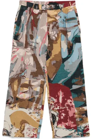 KIDSUPER STUDIOS Hose mit Jacquard-Bildern