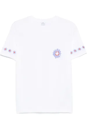 Paul Smith T-Shirt PS Daisy-Stickerei