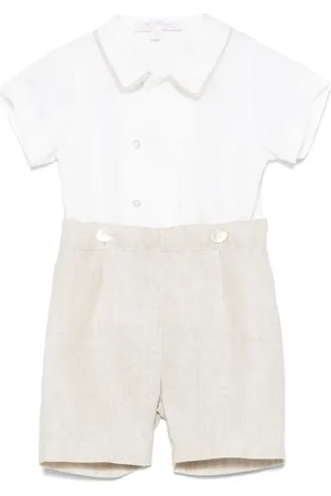Mariella Ferrari Set aus Leinenhemd und Shorts