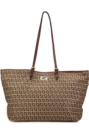Fendi 2000-2010 Zucchino Canvas Tote Bag