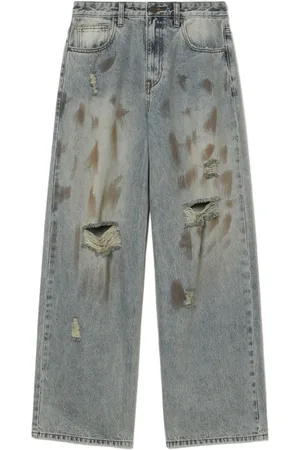 tout a coup Distressed-Jeans