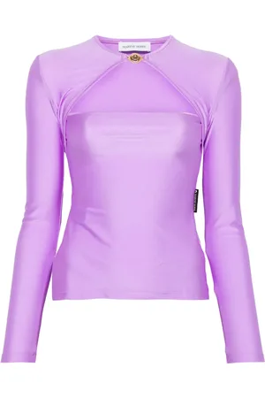 Marine Serre Drapiertes Top
