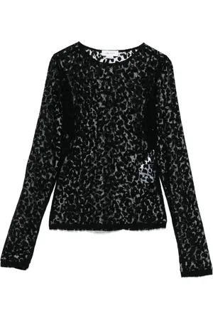 Alexander McQueen Oberteil mit Animal-Print