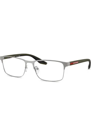 Prada Brille mit Logo-Print