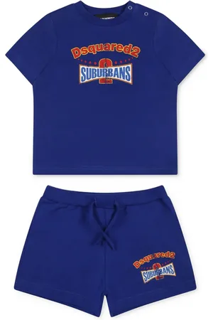 Dsquared2 Kurzärmeliger Jogginganzug mit Logo-Print