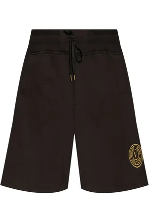 VERSACE Shorts mit Logo-Stickerei