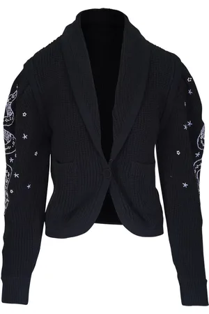 Mother Bestickter Cardigan