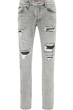 Philipp Plein Jeans im Distressed-Look