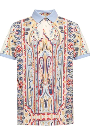 Etro Poloshirt mit Paisley-Print
