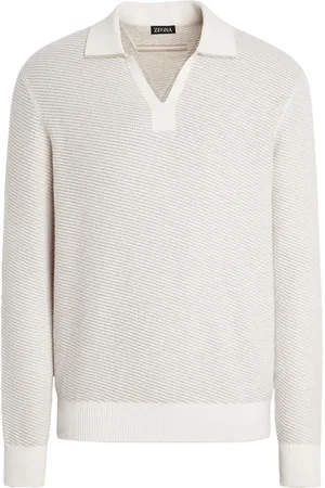 Ermenegildo Zegna Poloshirt aus Seiden-Kaschmirgemisch