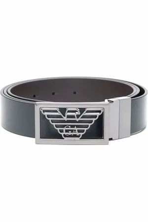 Emporio Armani Gürtel mit Logo-Schild