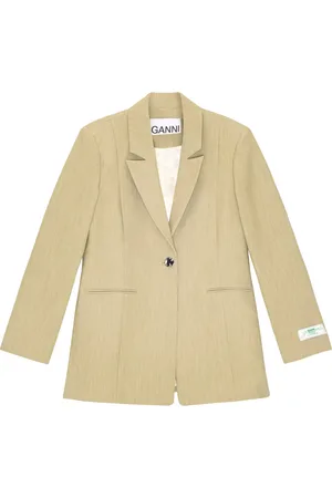 Ganni Blazer mit Applikation
