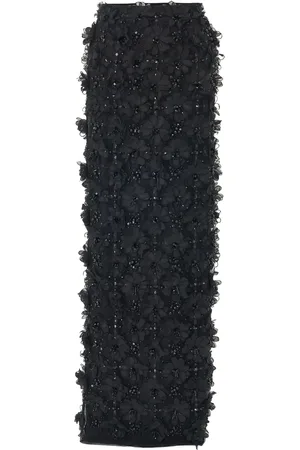 Carolina Herrera Bestickter Tüllrock