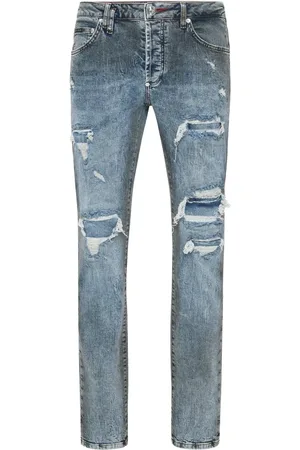 Philipp Plein Jeans im Distressed-Look